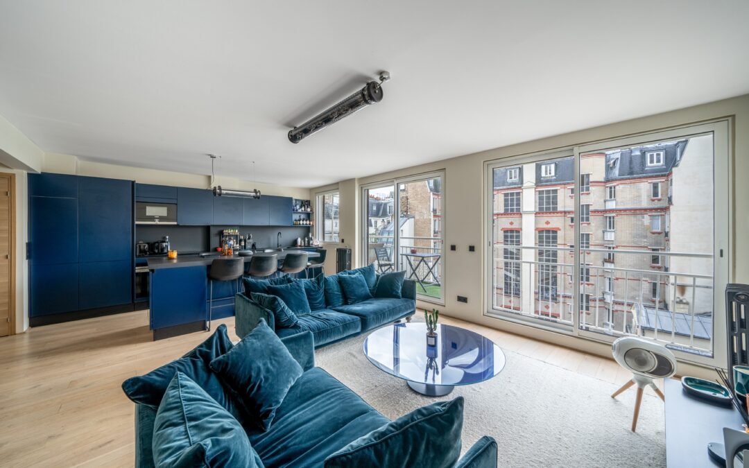 Appartement PAris 16 - balcon - vue salon et balcon Appartement PAris 16 - balcon - vue salon et balcon