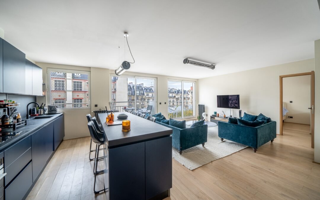 Appartement PAris 16 - balcon - vue salon et balcon -5 Appartement PAris 16 - balcon - vue salon et balcon -5